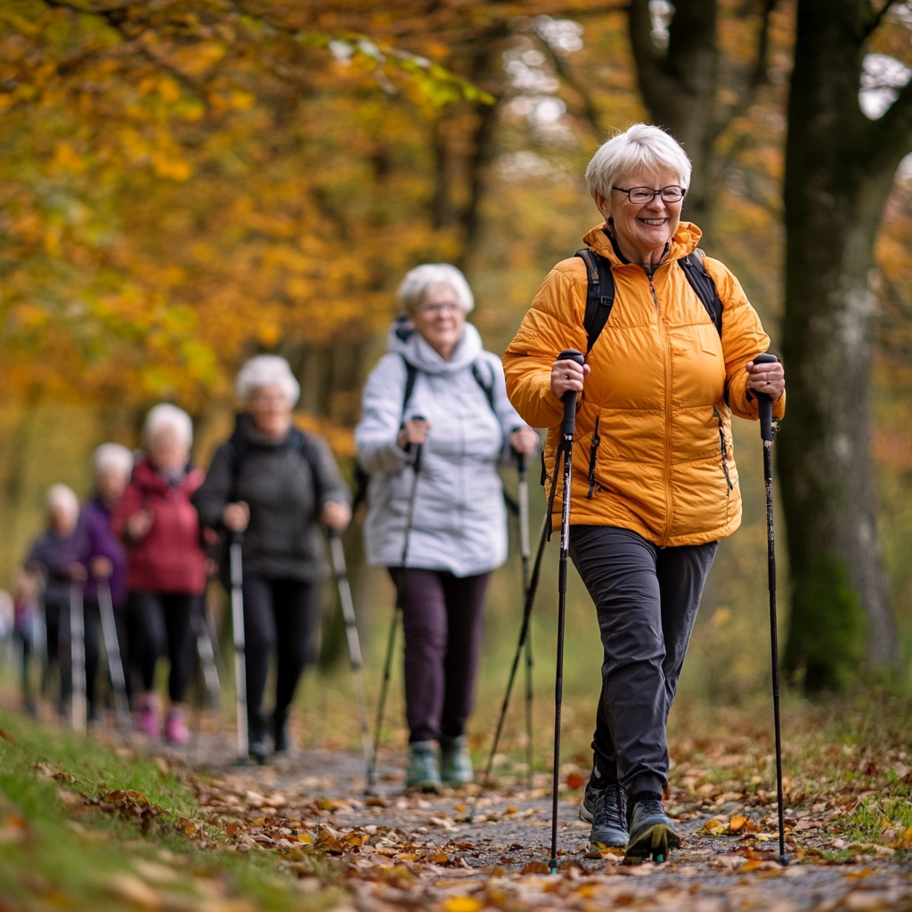 Скандинавська ходьба для пенсіонерів
