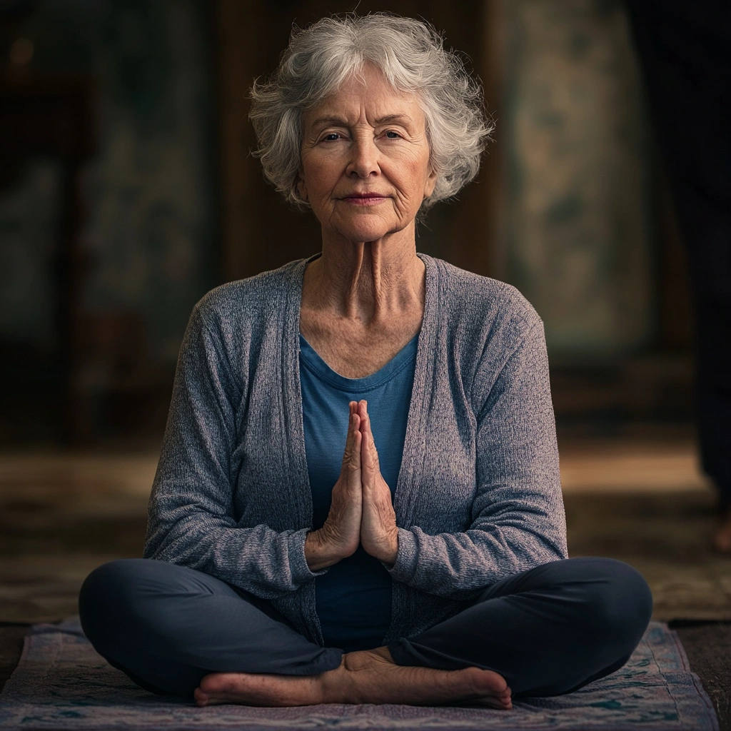 Адаптована йога для пенсіонерів